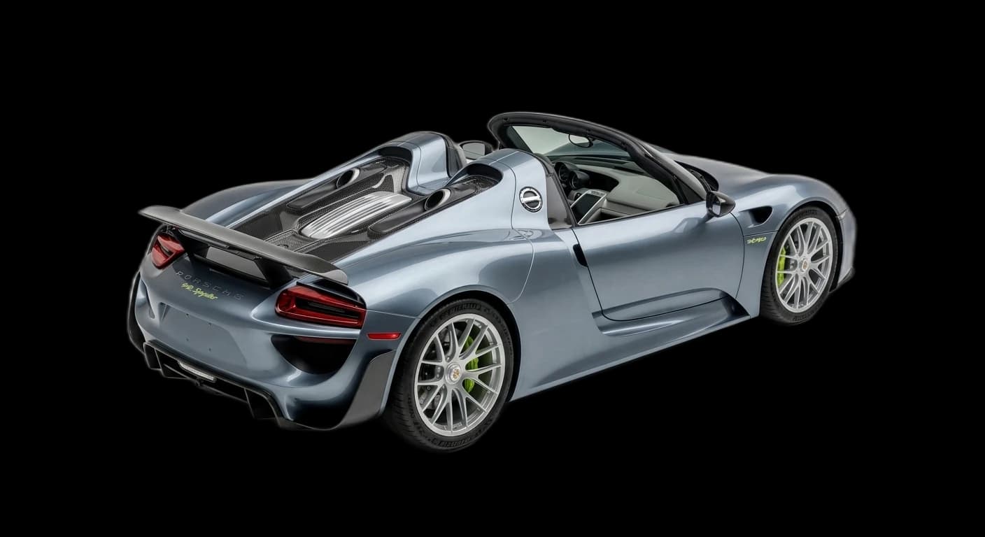 Porsche 918 Spyder - Rear 3/4