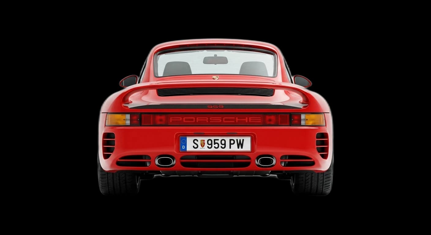 Porsche 959 - Rear