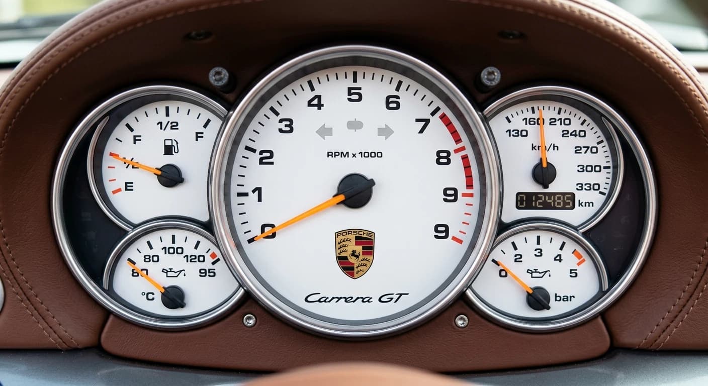 Porsche Carrera GT - Gauges