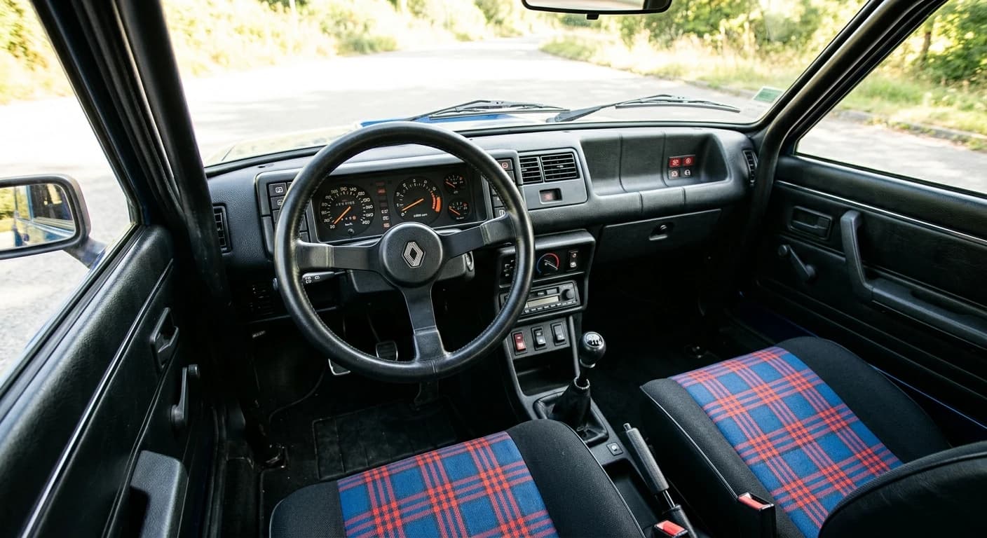 Renault 5 Turbo 1980 - Dashboard view