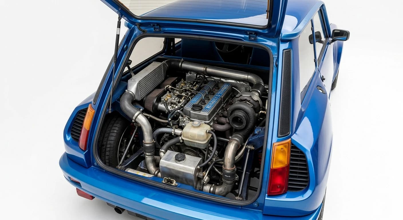 Renault 5 Turbo 1980 - Engine Bay view