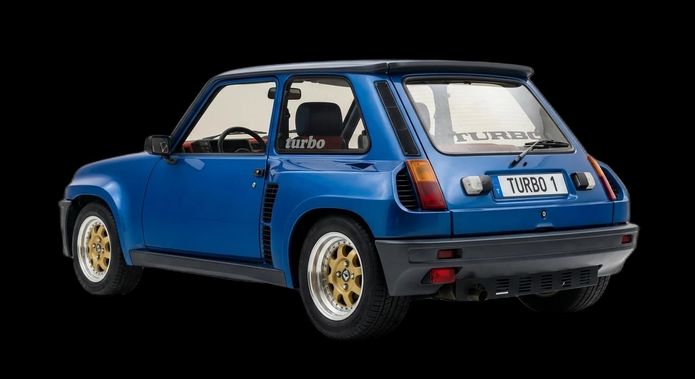 Renault 5 Turbo 1980 - Rear 3/4 view