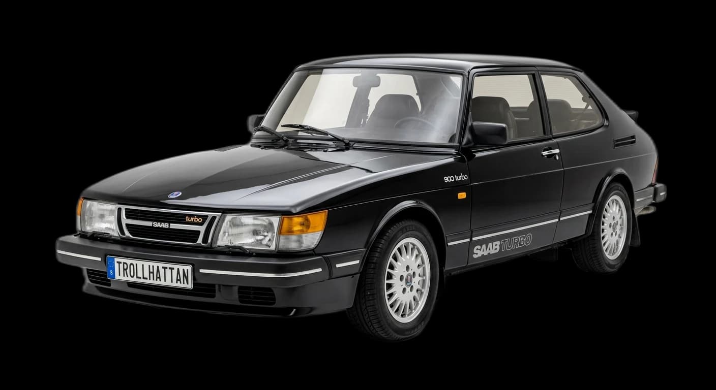 Saab 900 Turbo 1978 - Front 3/4 view