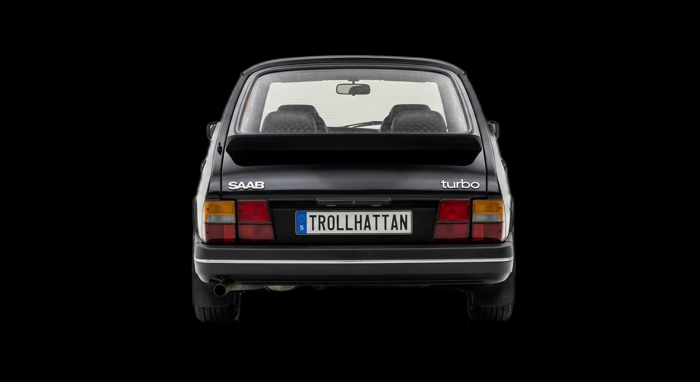 Saab 900 Turbo 1978 - Rear view