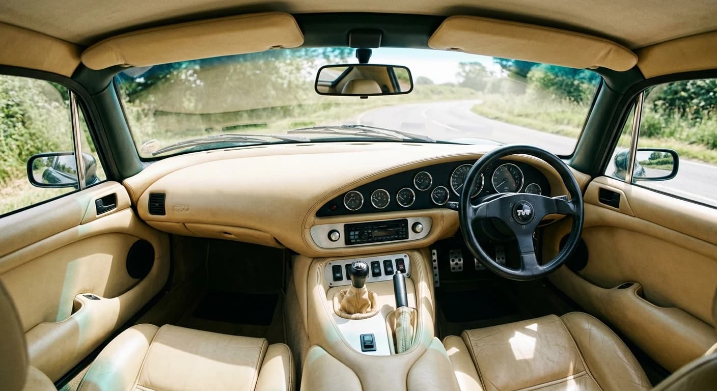 TVR Griffith 500 1993 - Dashboard view