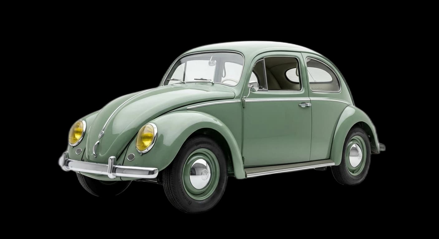 Volkswagen Beetle (Type 1) 1938 - Front 3/4 view