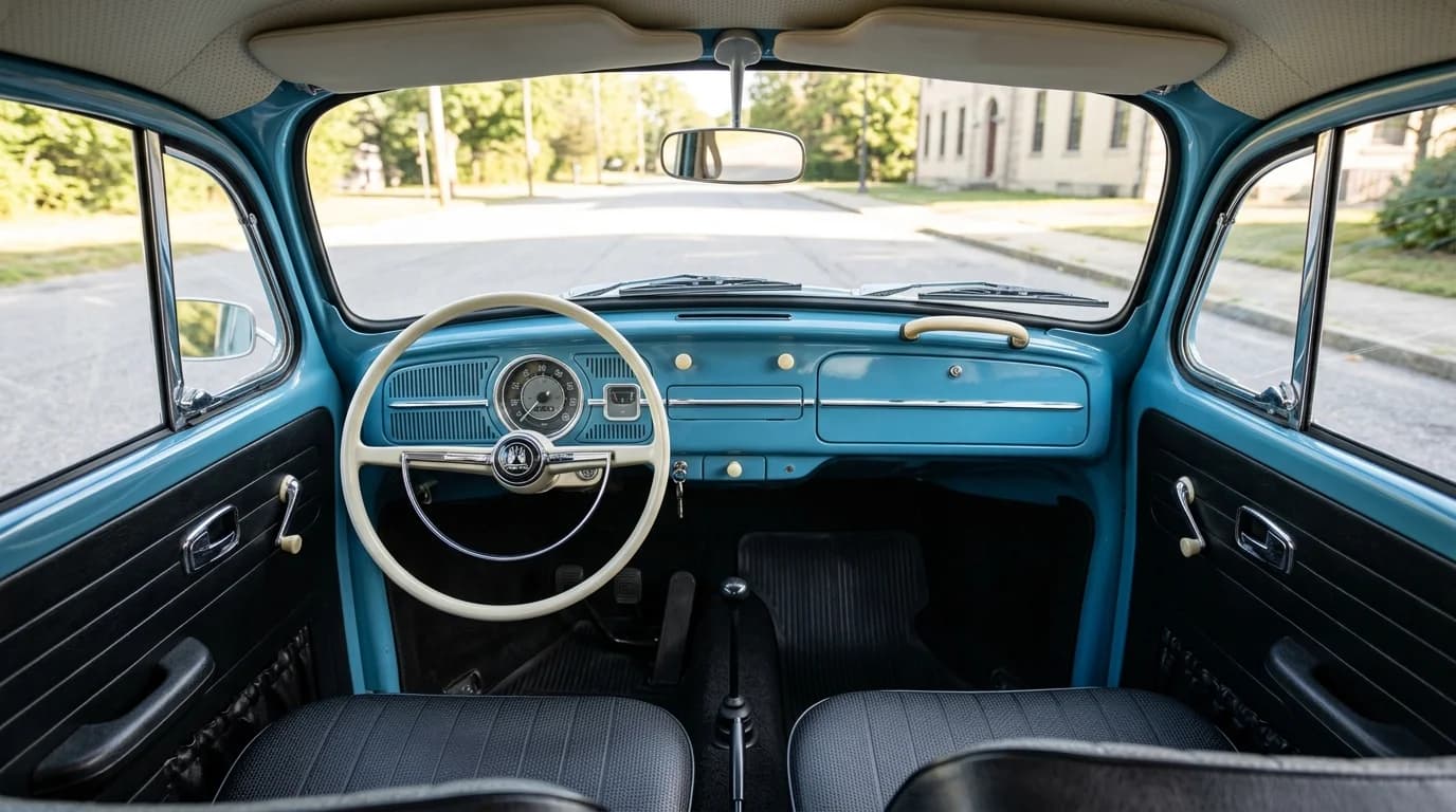 Volkswagen Beetle (Type 1) 1938 - Dashboard view