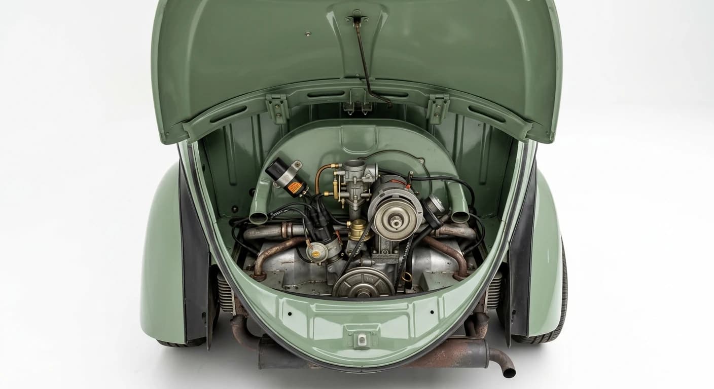 Volkswagen Beetle (Type 1) 1938 - Engine Bay view