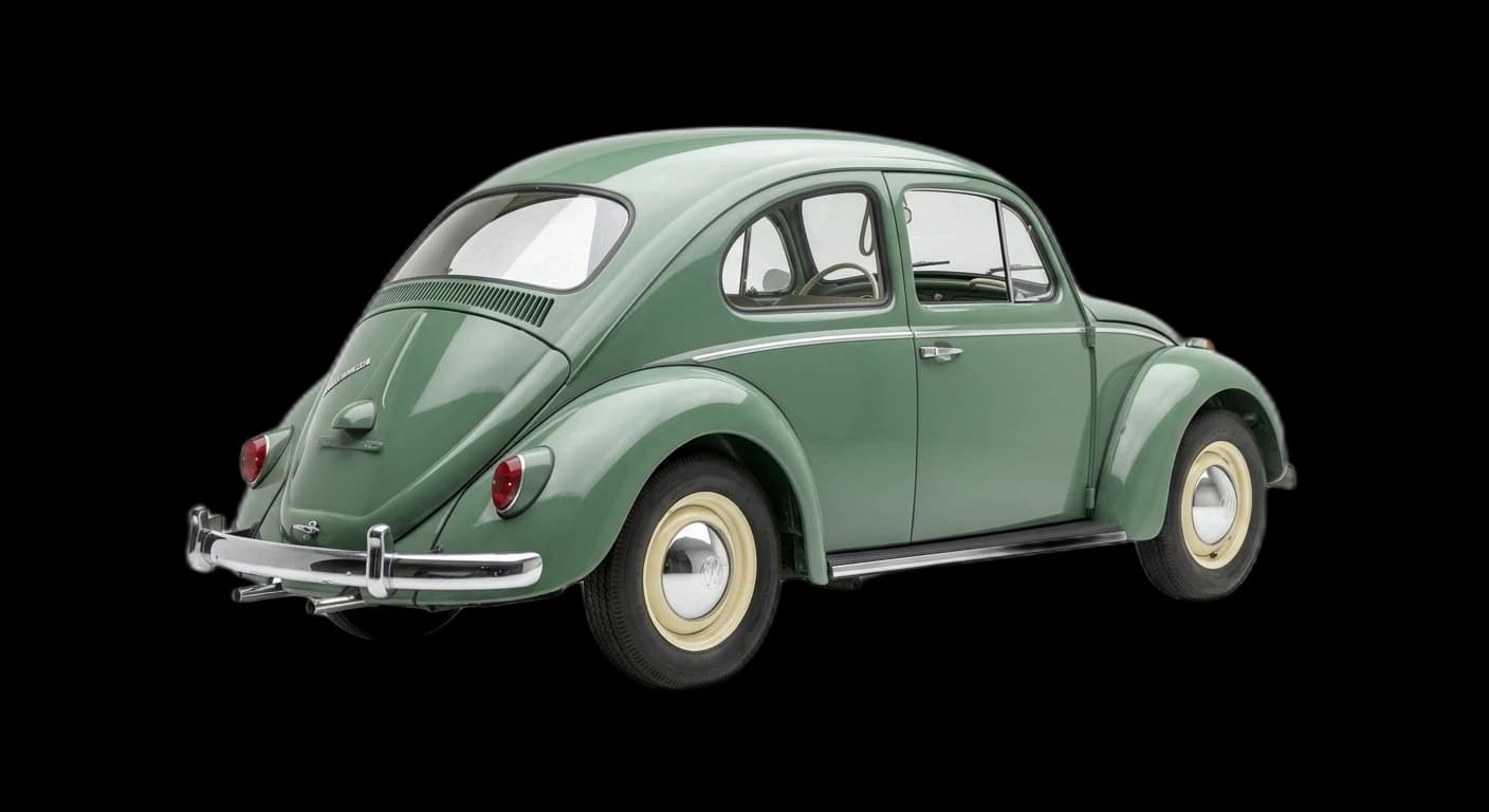 Volkswagen Beetle (Type 1) 1938 - Rear 3/4 view