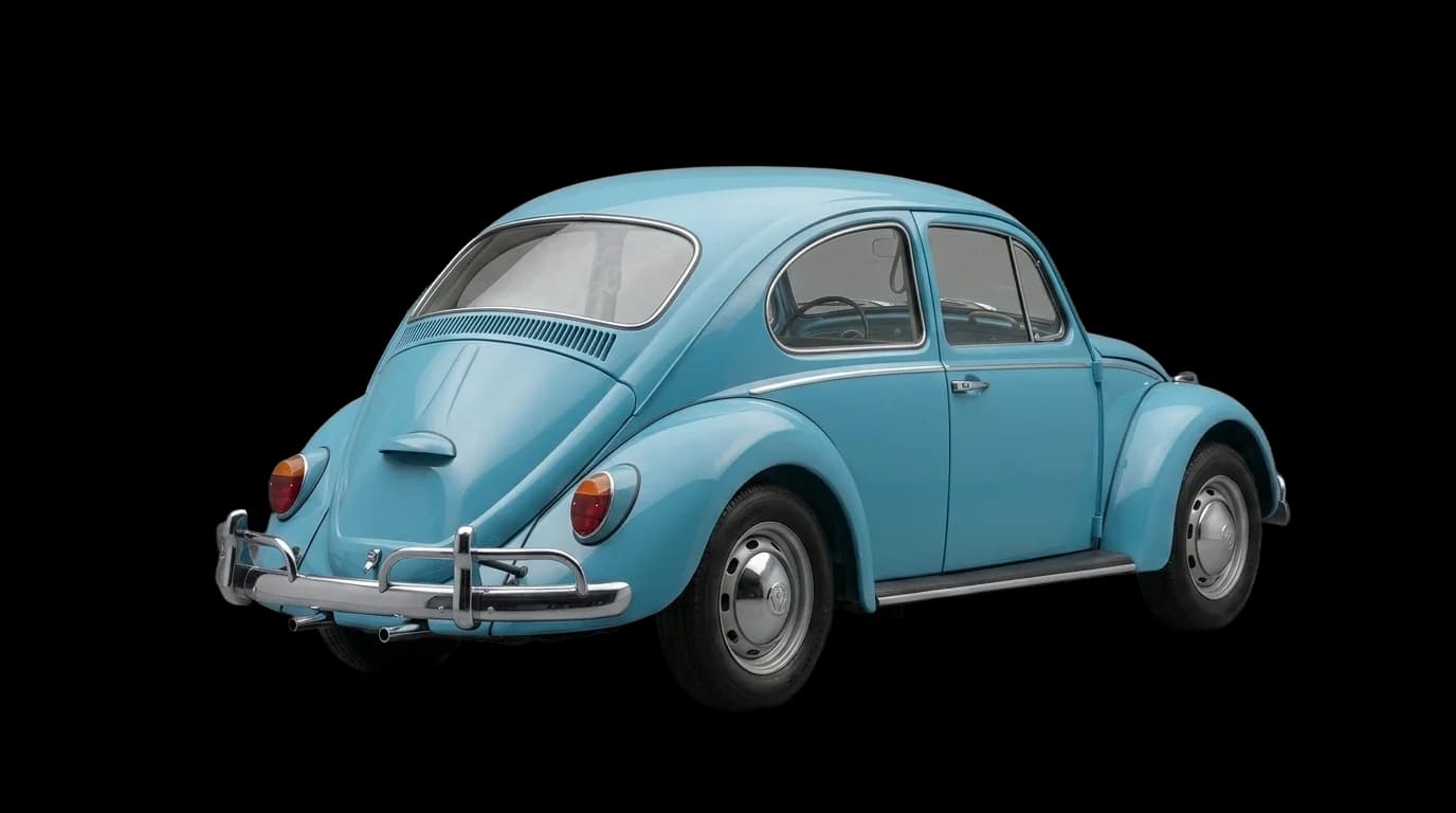 Volkswagen Beetle (Type 1) 1938 - Rear 3/4 view