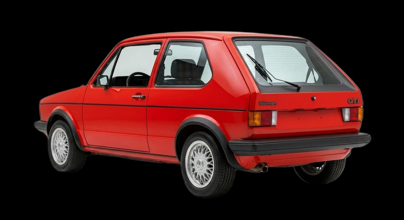 Volkswagen Golf GTI (Mk1) 1976 - Rear 3/4 view