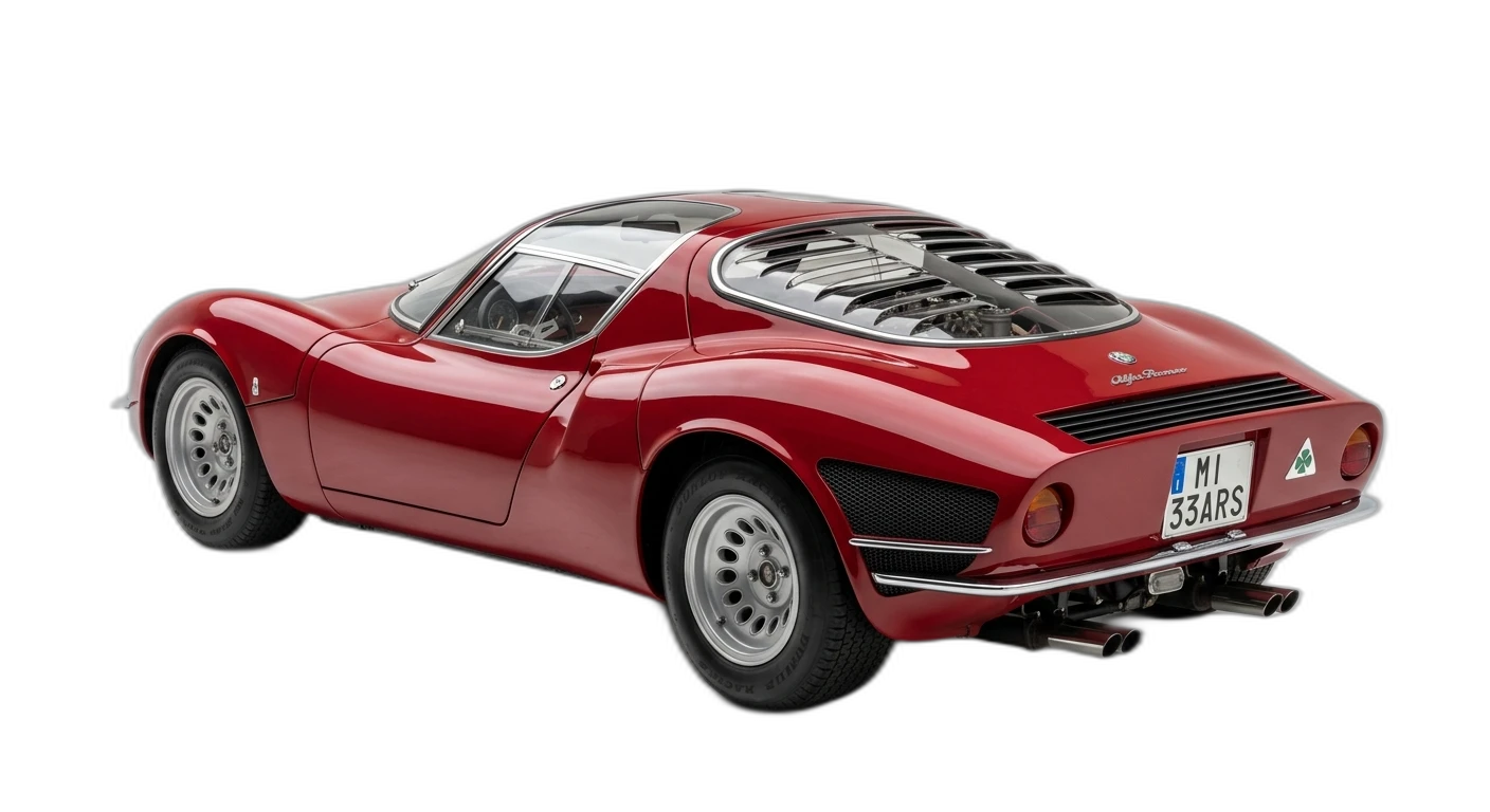 Alfa Romeo 33 Stradale - Rear 3/4