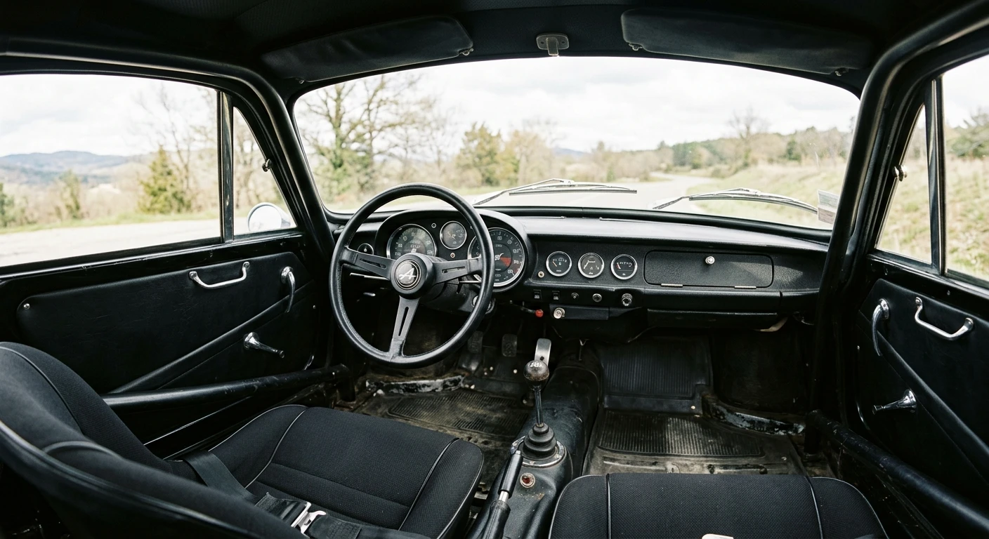 Alpine A110 Berlinette 1961 - Dashboard view