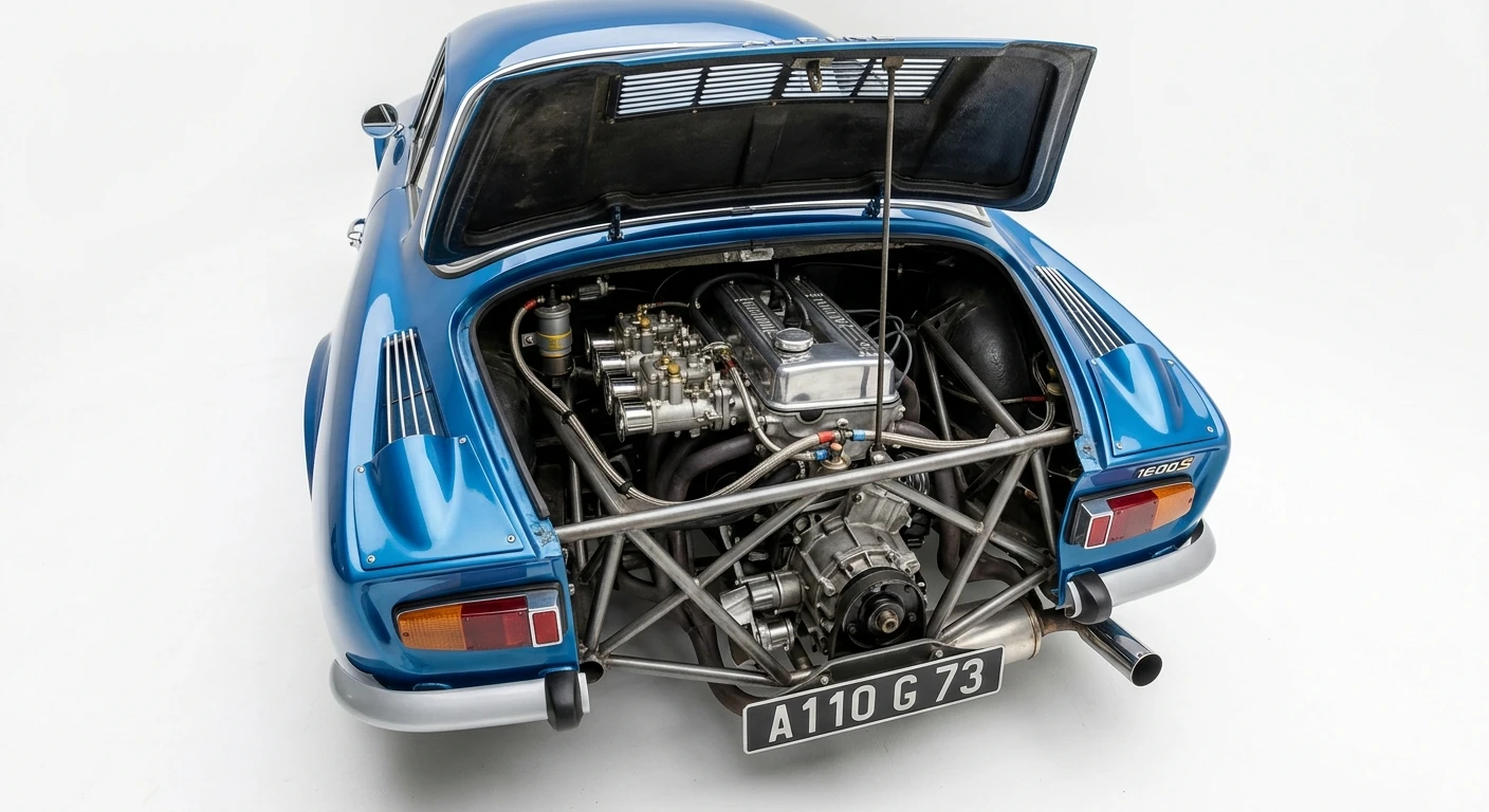 Alpine A110 Berlinette 1961 - Engine Bay view