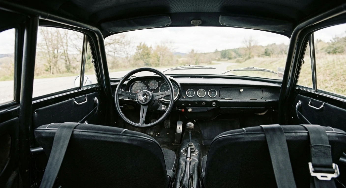 Alpine A110 Berlinette 1961 - Interior view