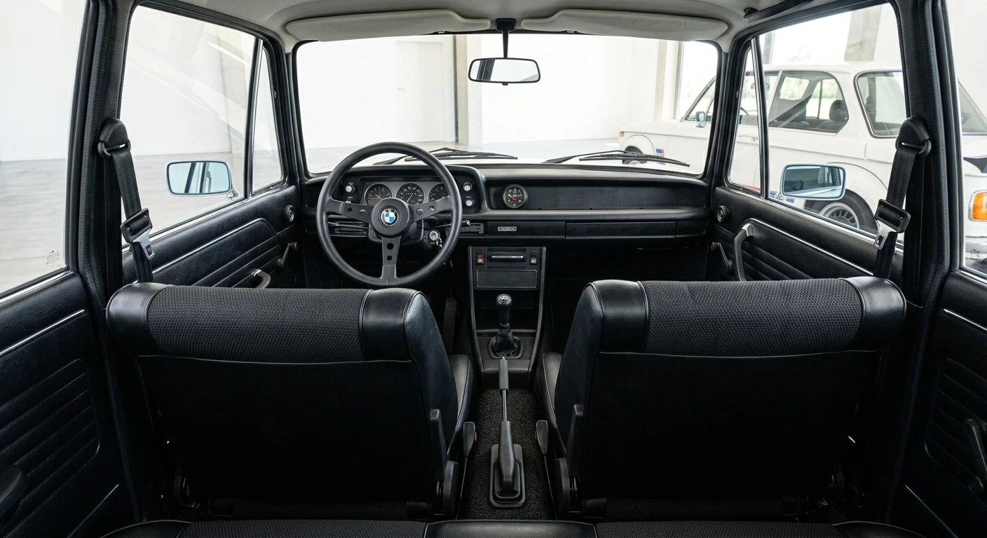 BMW 2002 Turbo 1968 - Interior view