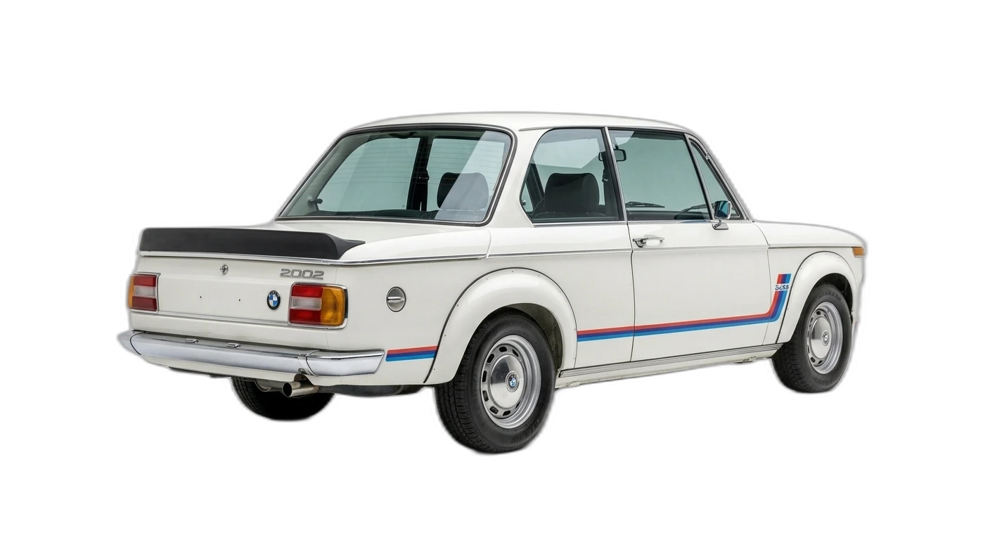 BMW 2002 Turbo 1968 - Rear 3/4 view