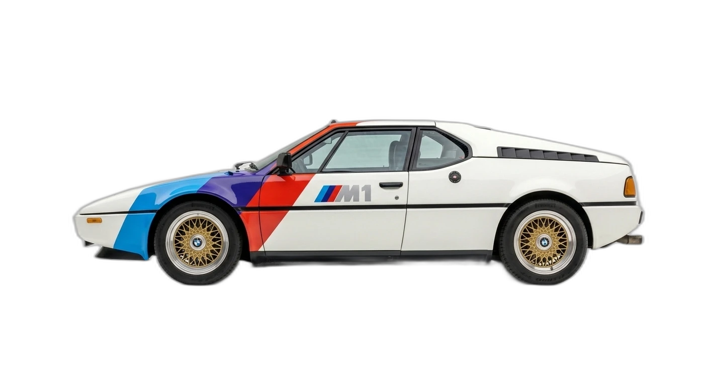 BMW M1 1978 - Side view