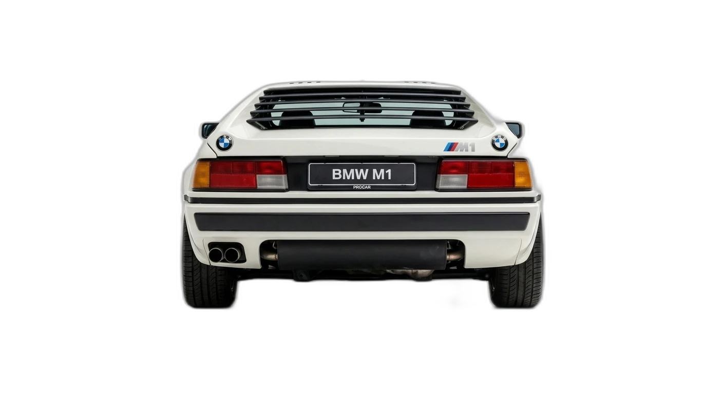 BMW M1 1978 - Rear view