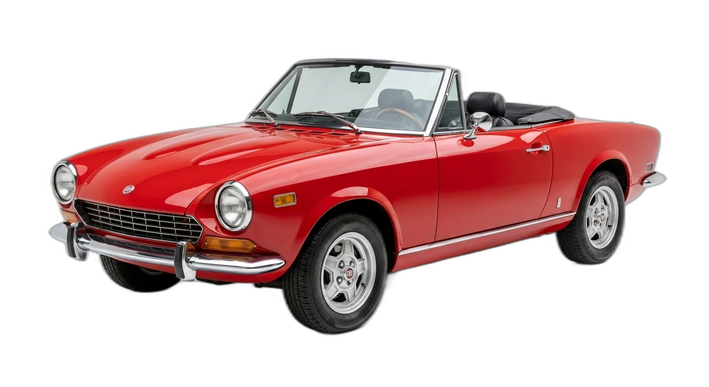 Fiat 124 Sport Spider - Front 3/4