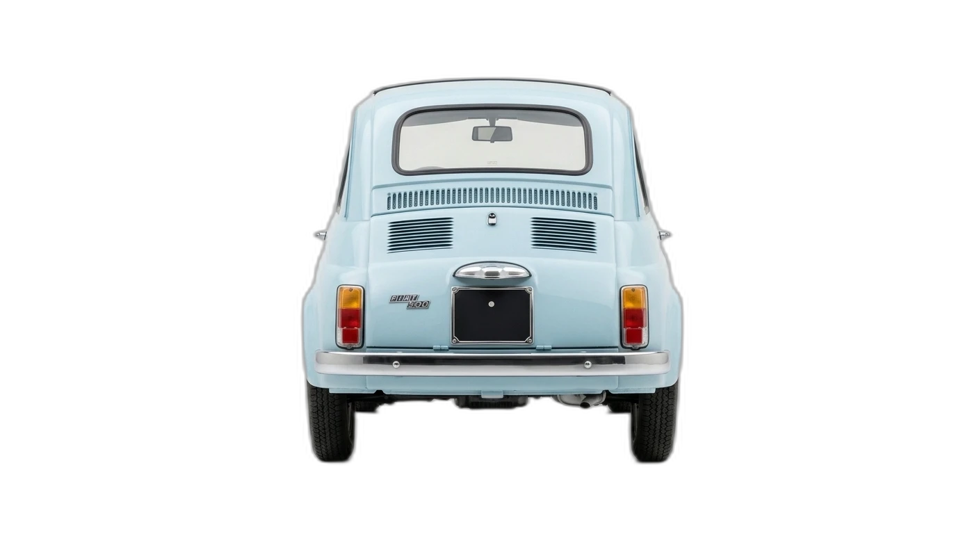 Fiat 500 (Nuova) 1957 - Rear view