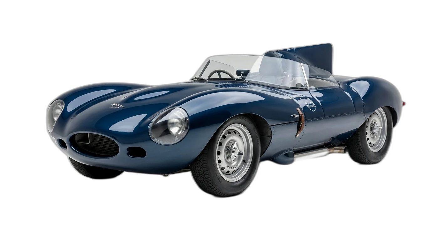Jaguar D-Type - Front 3/4