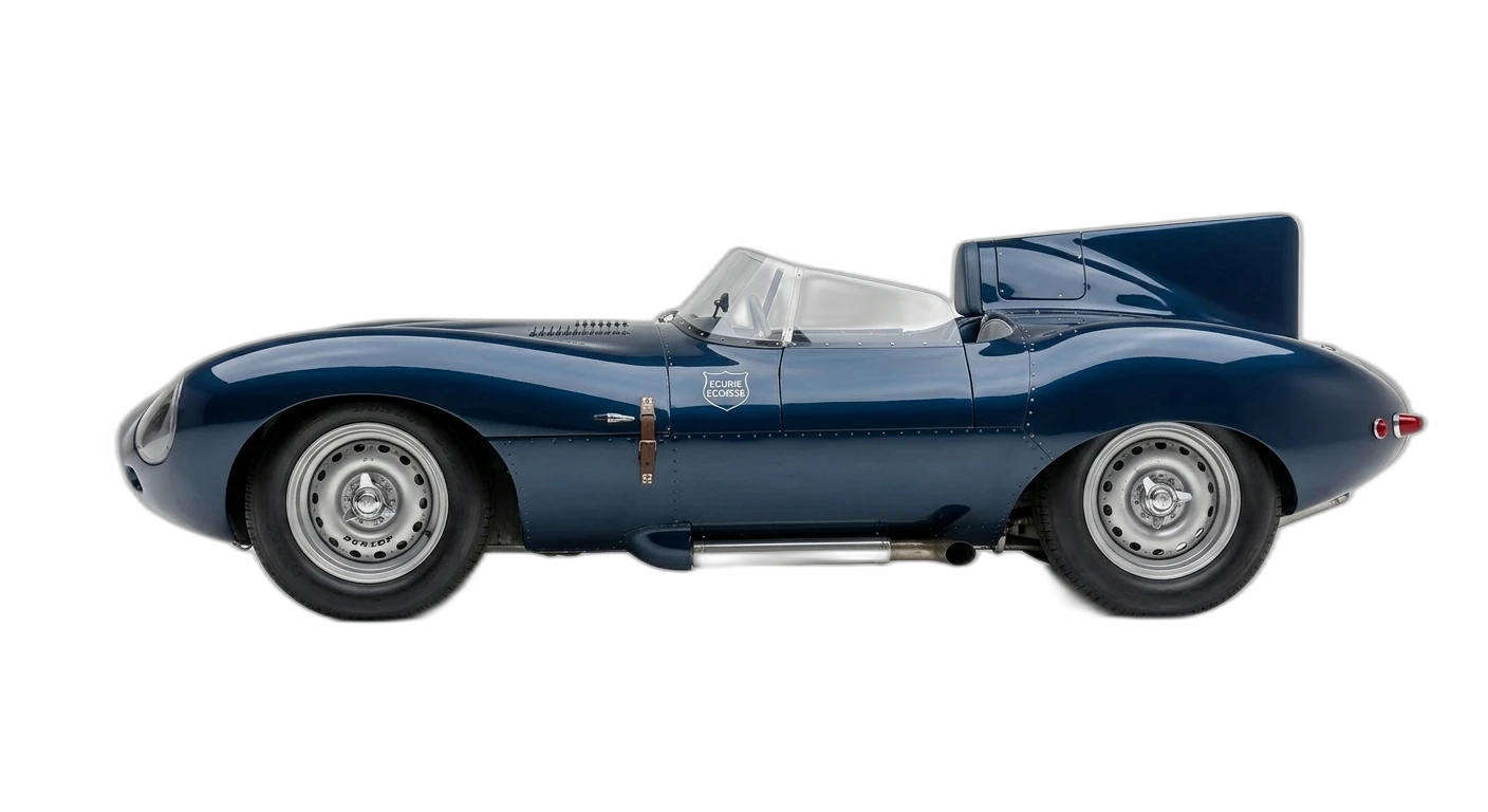 Jaguar D-Type - Side