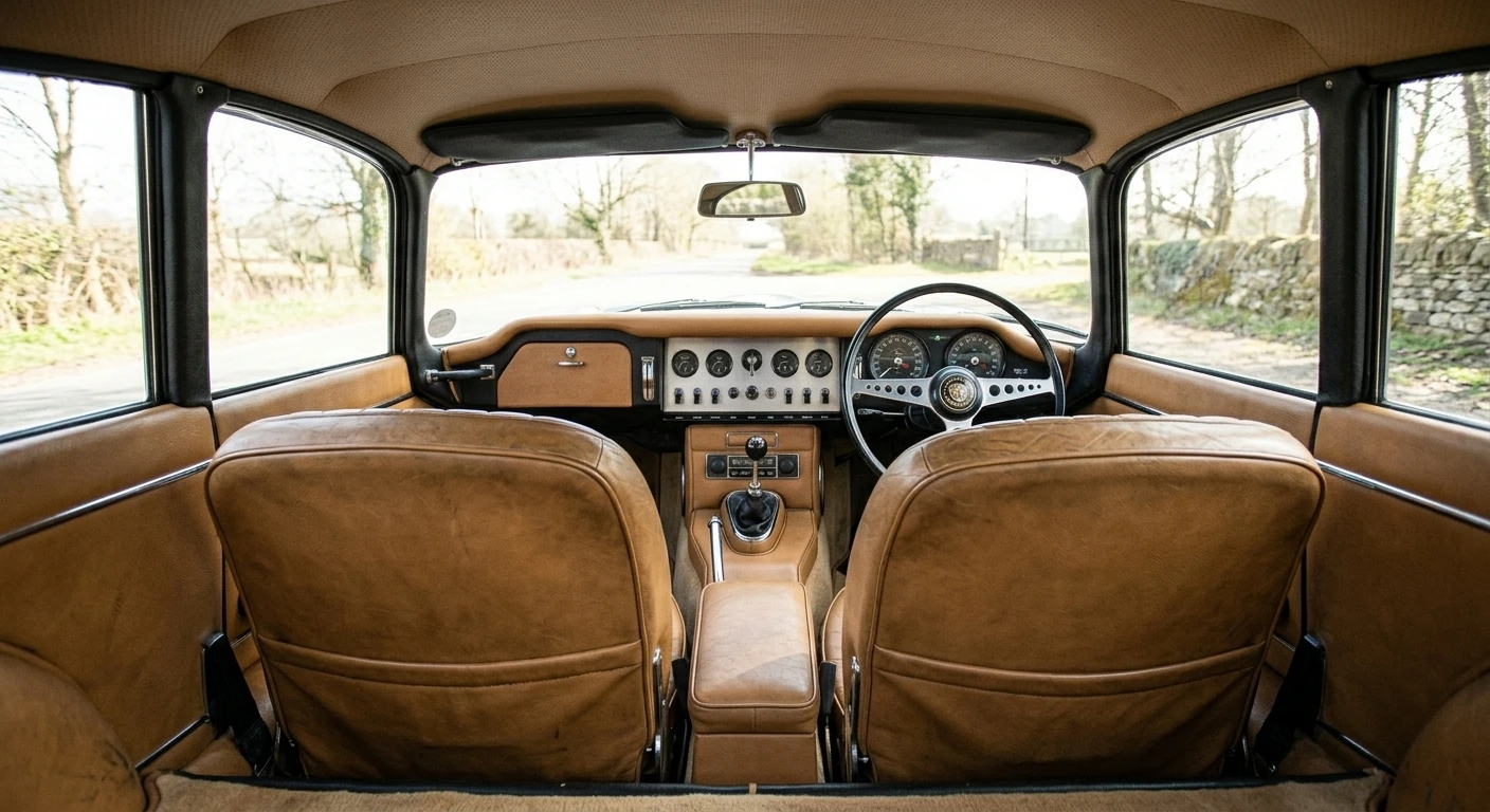 Jaguar E-Type Series 1 1961 - Interior view