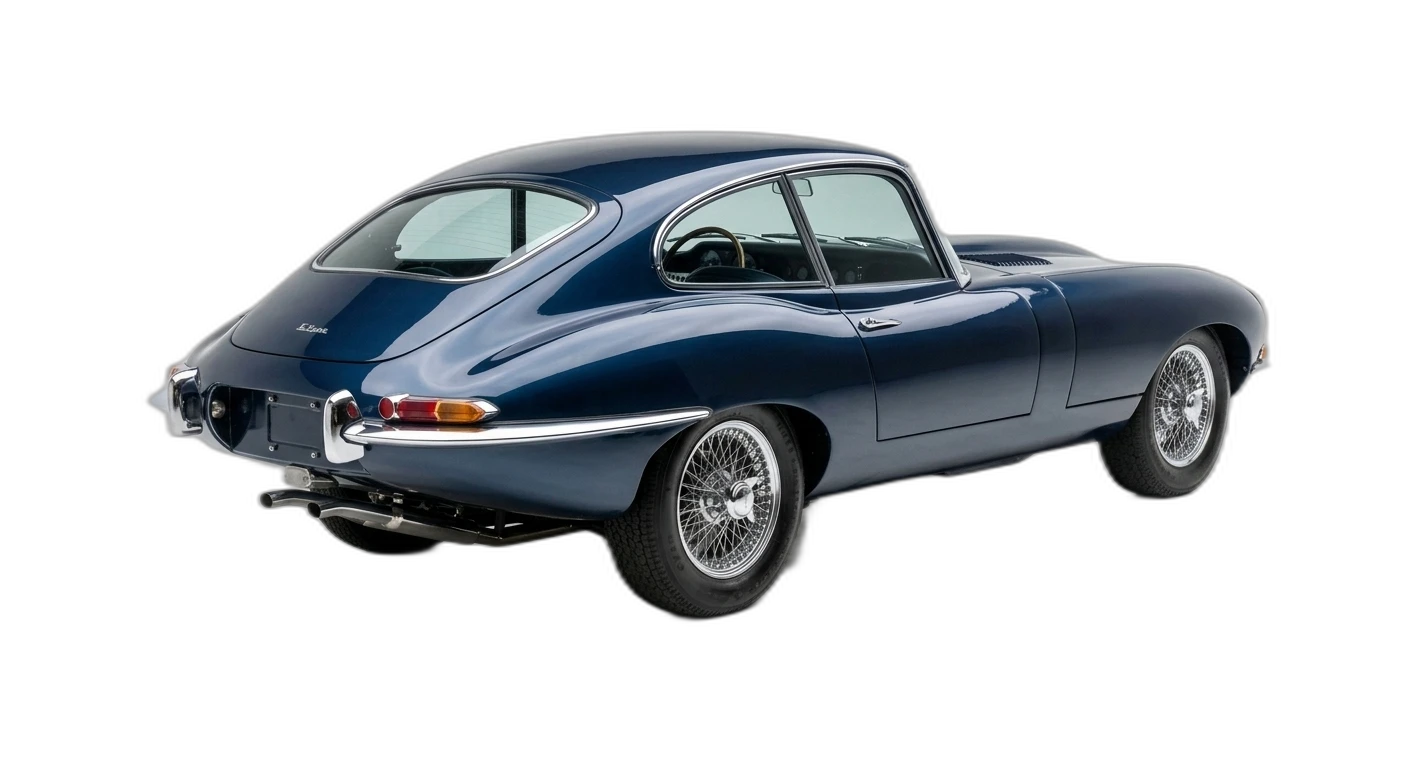 Jaguar E-Type Series 1 1961 - Rear 3/4 view