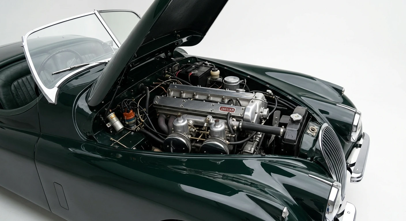 Jaguar XK120 - Engine Bay