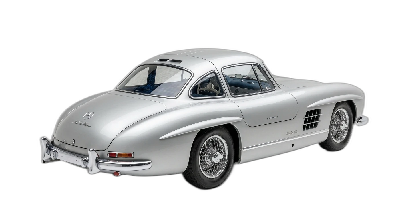 Mercedes-Benz 300 SL Gullwing - Rear 3/4