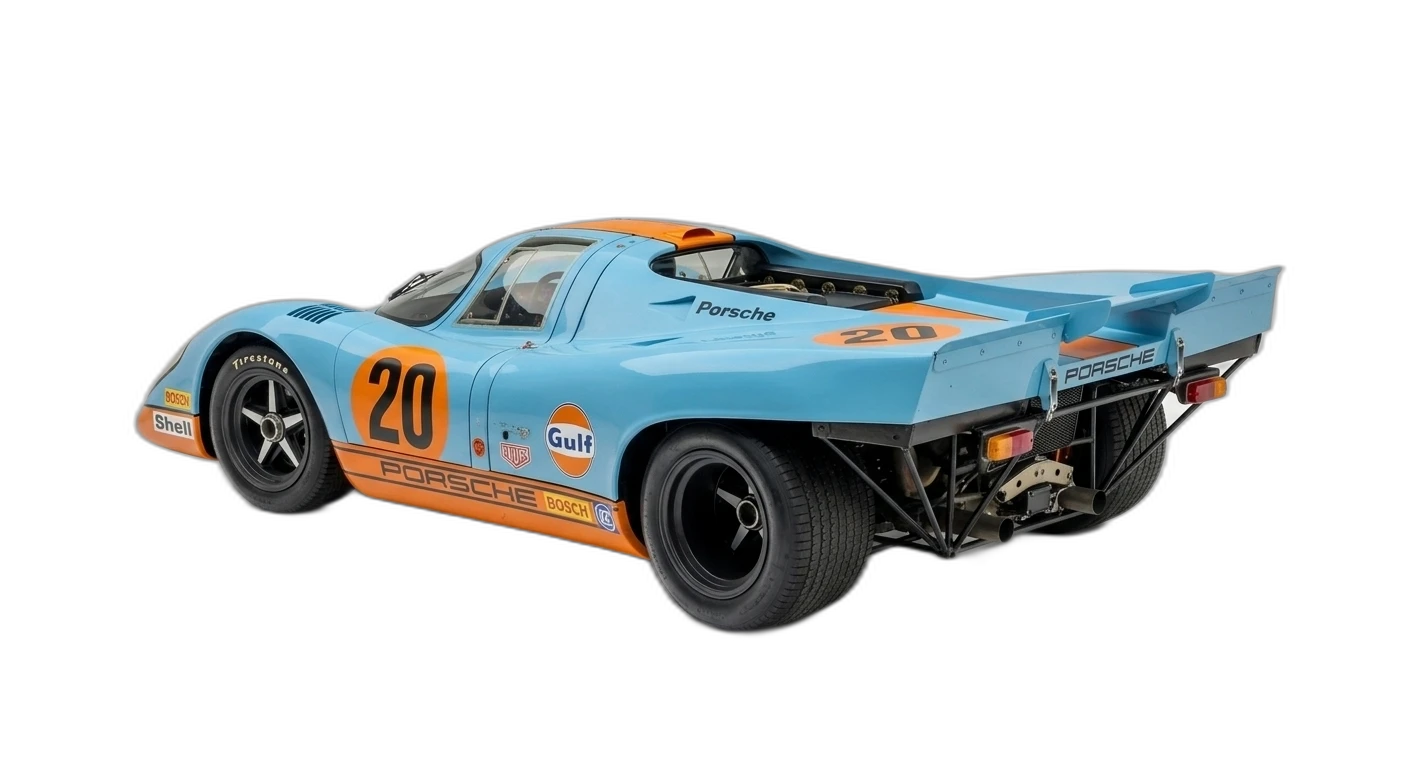 Porsche 917 1969 - Rear 3/4 view