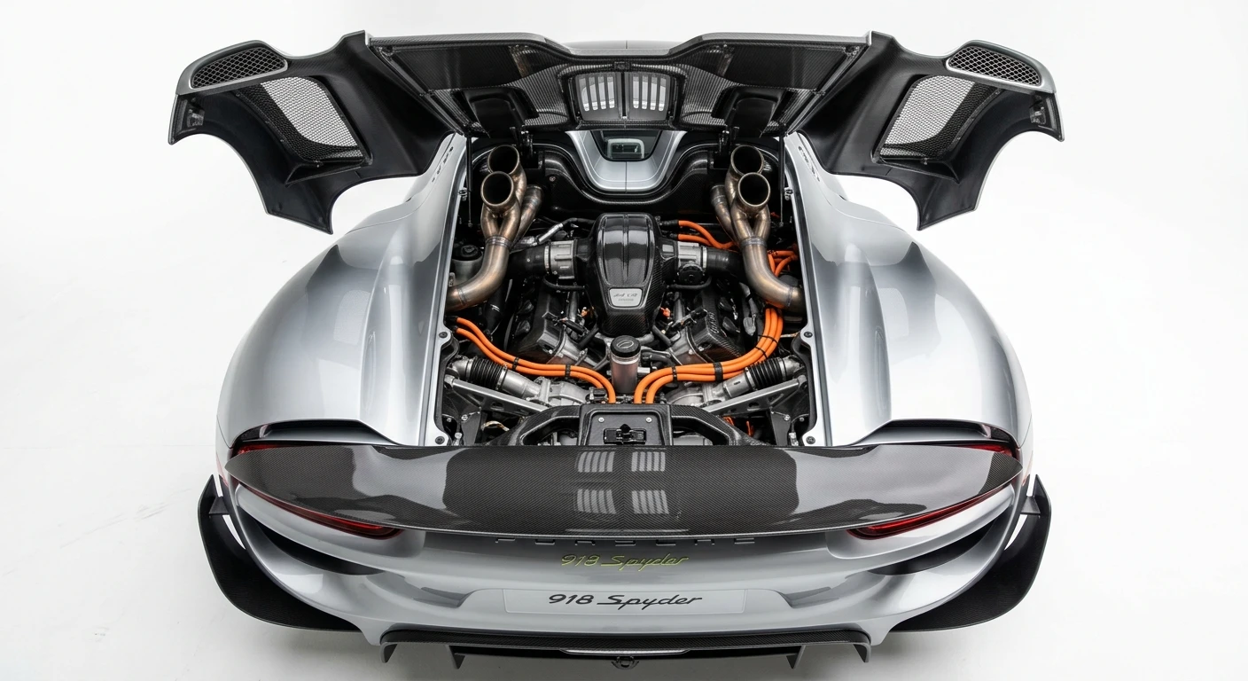 Porsche 918 Spyder - Engine Bay