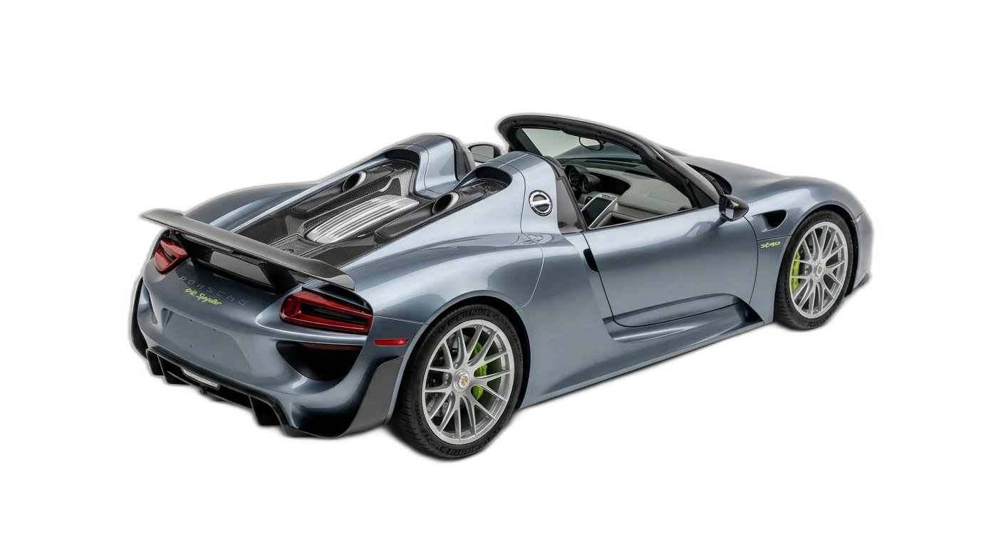 Porsche 918 Spyder - Rear 3/4