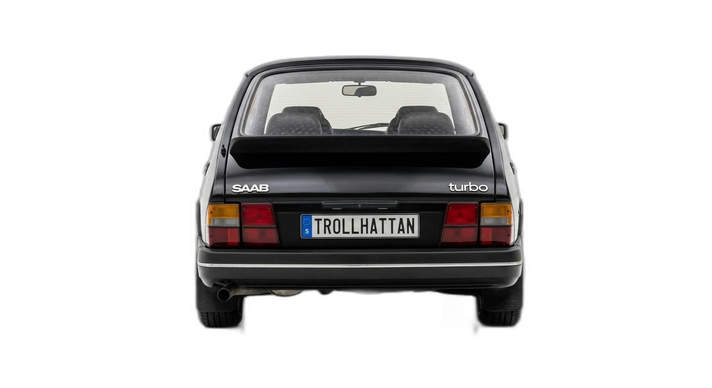 Saab 900 Turbo - Rear