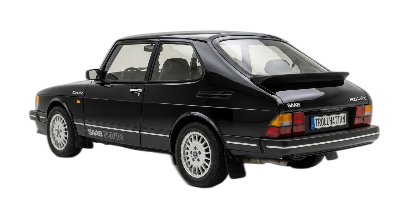 Saab 900 Turbo - Rear 3/4